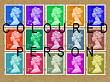 Coloured person, an image created by pop artist Trevor Heath