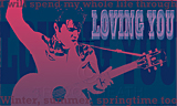 Loving You 1, a portrait of Elvis Presley painted by artist Trevor Heath