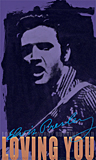 Loving You 2, a portrait of Elvis Presley painted by artist Trevor Heath