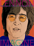 An original portrait print of John Lennon by pop artist Trevor Heath