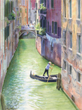 Acrylic painting of Ponte de le Pignate, Venice by artist Trevor Heath