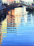 Oil painting of Rise and Fall, Venice by artist Trevor Heath